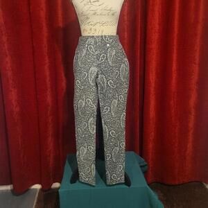3/$50 MICHAEL by Michael Kors - Gray Paisley Print Women's Pants Size S